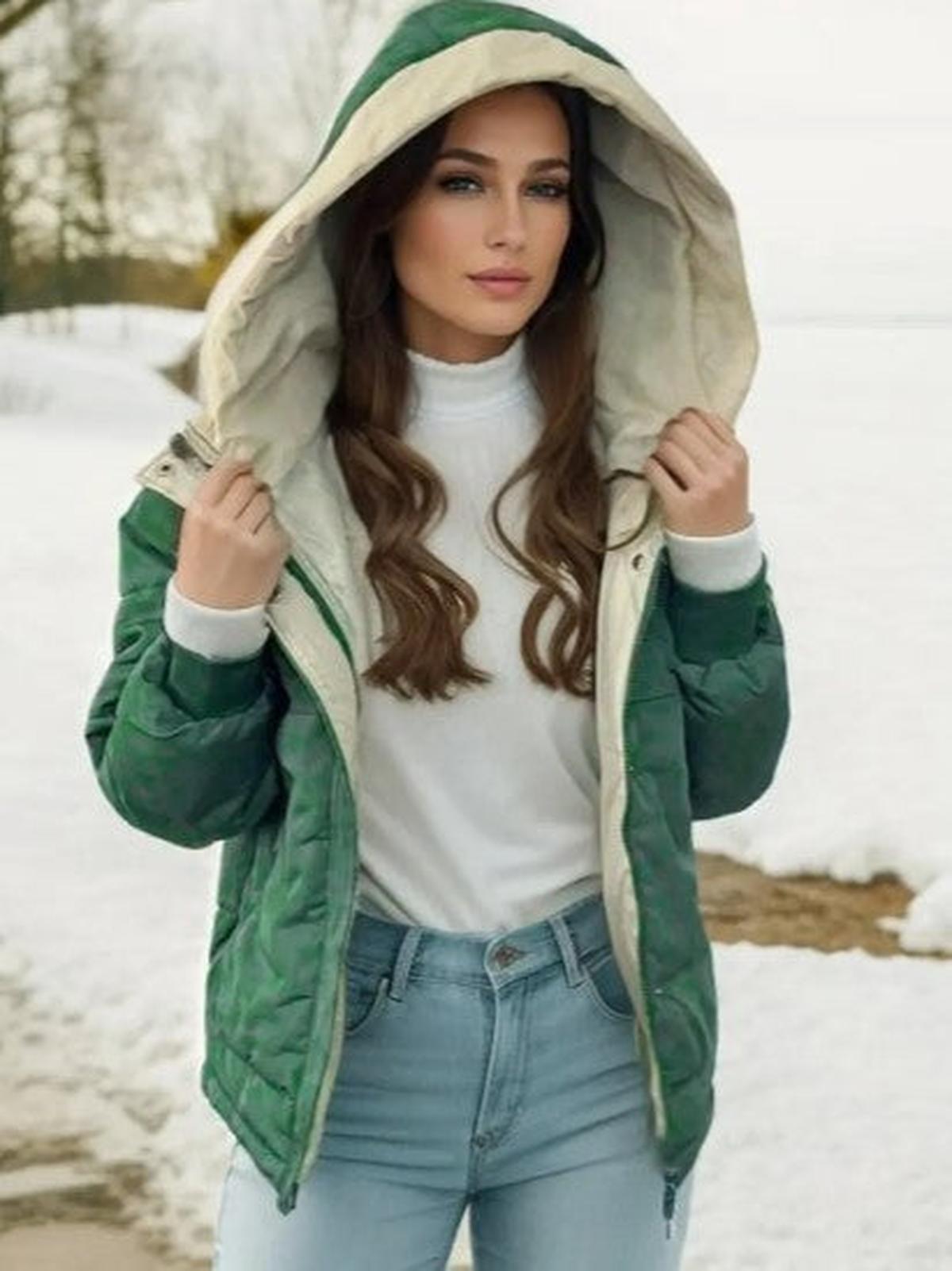 WW | Fleece Futterte Damen Kapuzenjacke Für Freizeit und Outdoor Bekleidung