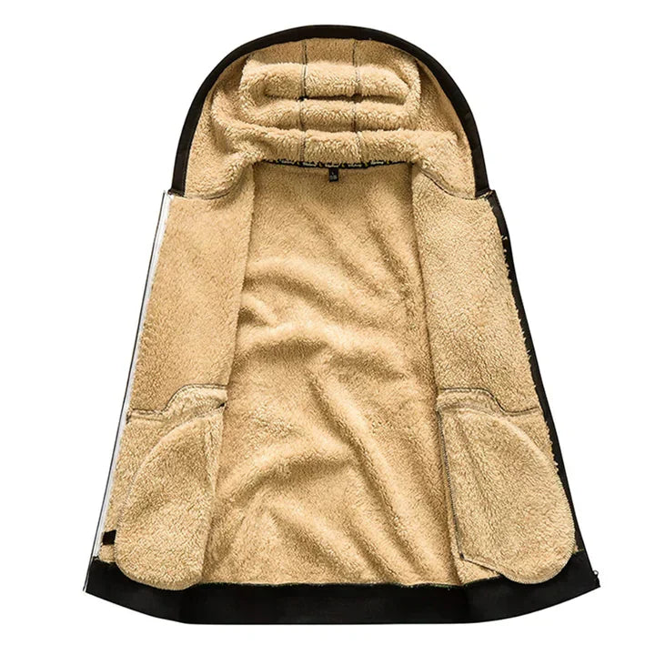 WW | Lined Hoodie Zip-Up Hoodie Men's Hoodie