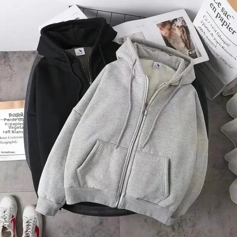 WW | Fleecegefütterter Cardigan mit Kapuze