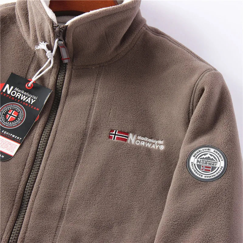 WW | Long Sleeve Fleece with Zipper Fleece Vest Jacket