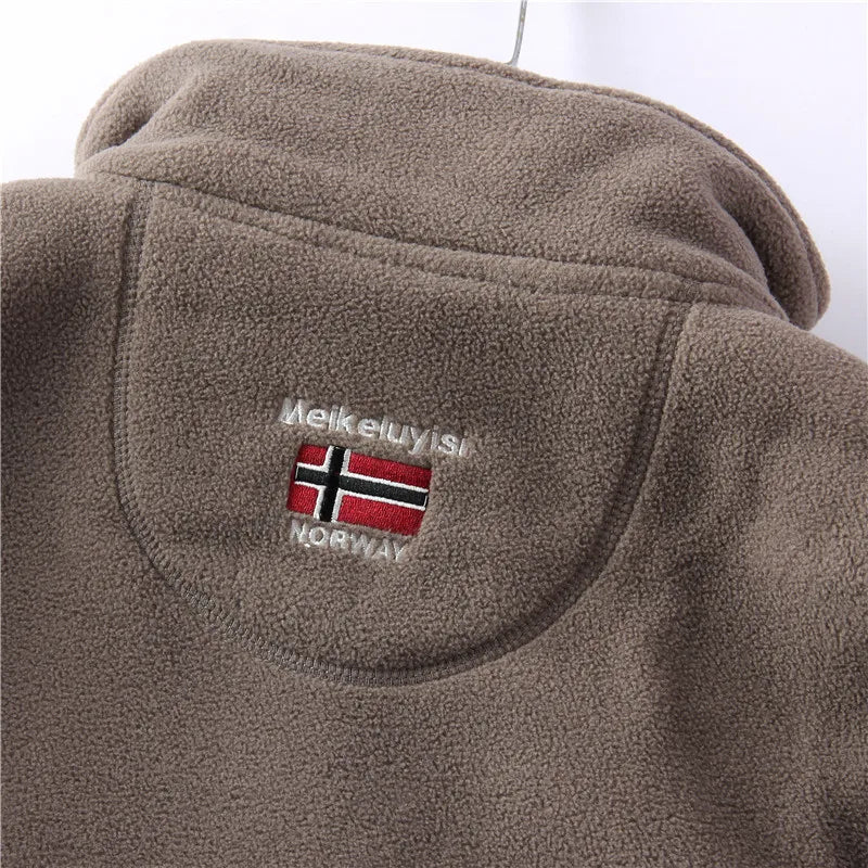 WW | Long Sleeve Fleece with Zipper Fleece Vest Jacket