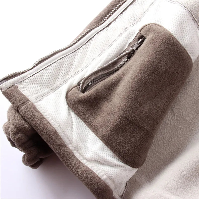 WW | Long Sleeve Fleece with Zipper Fleece Vest Jacket