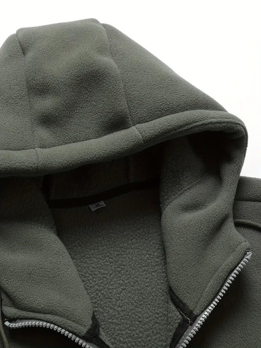 WW | Warm Kapuze Fleece mit Reißverschluss