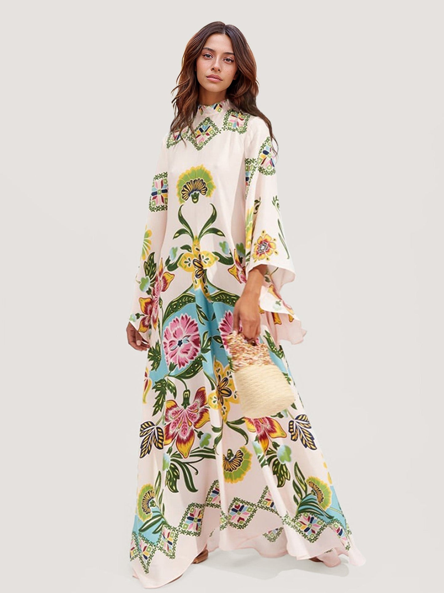 Zanira™ | Long-Sleeved Floral Dress