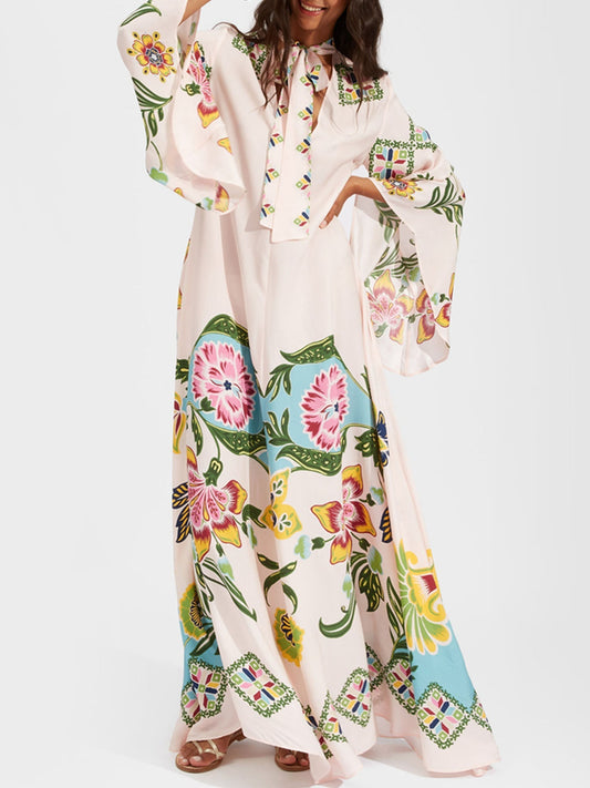 Zanira™ | Long-Sleeved Floral Dress