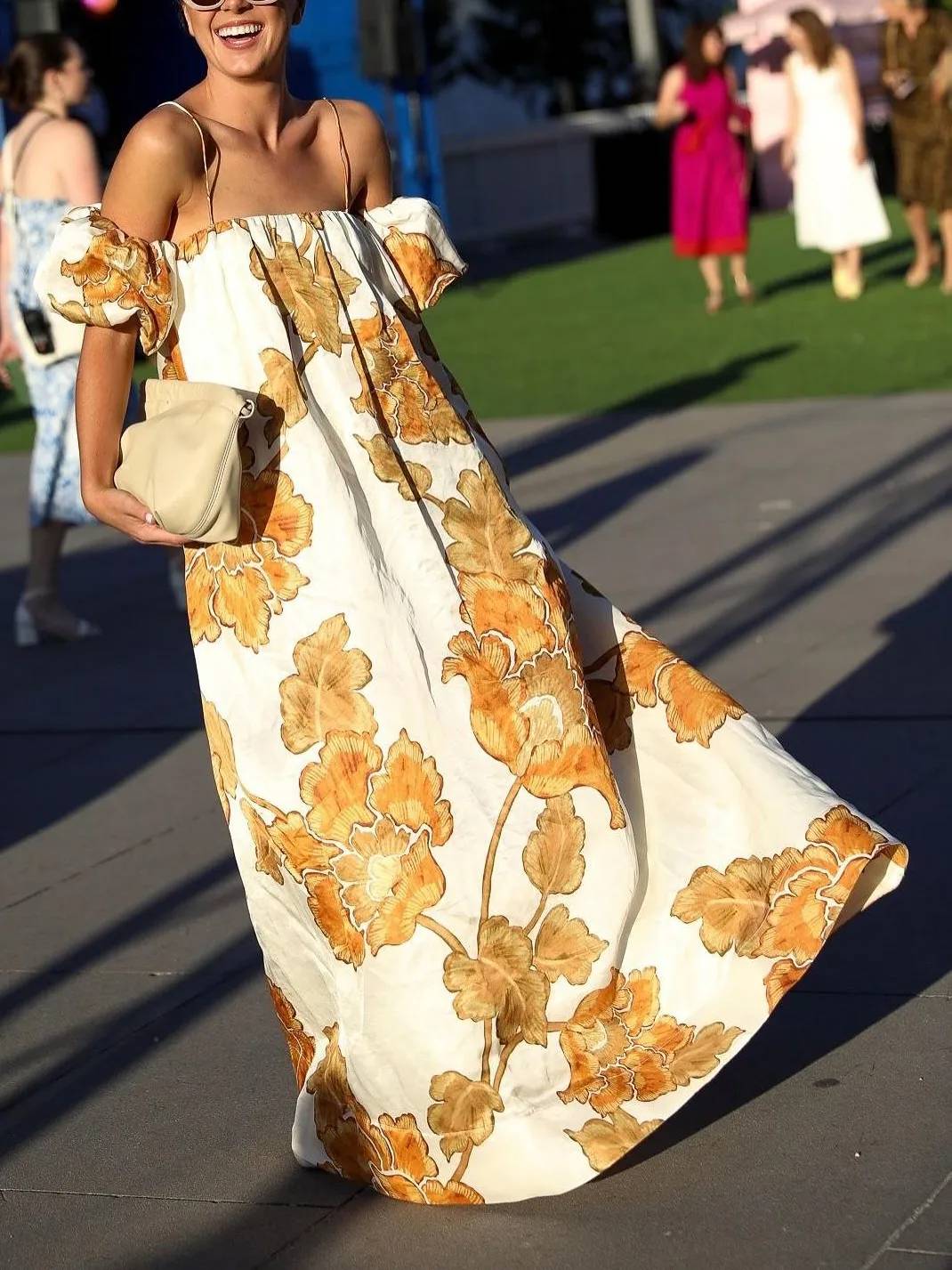 Strappy Floral Dress