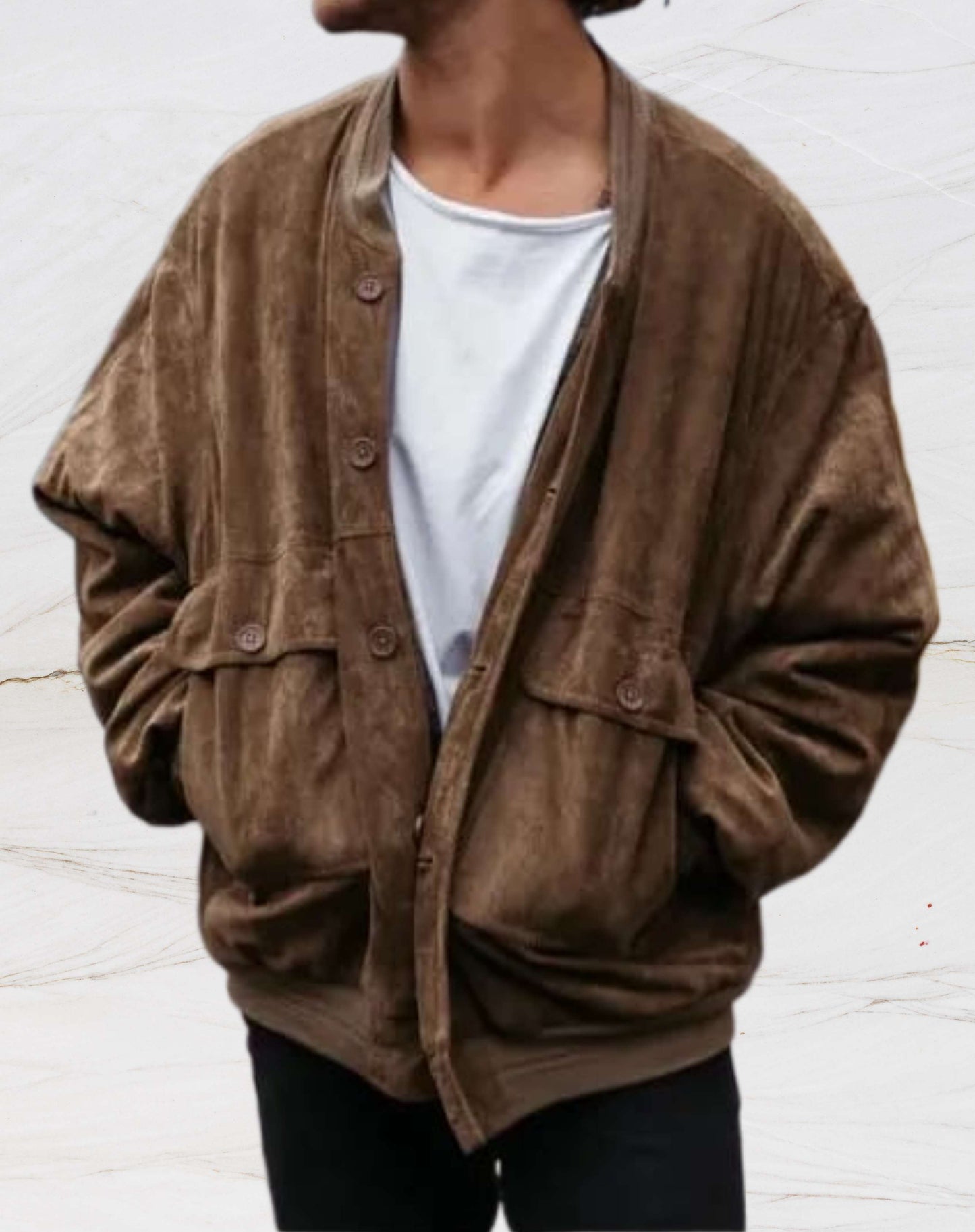 WW | Smooth Fleece Jacket with Round Neck