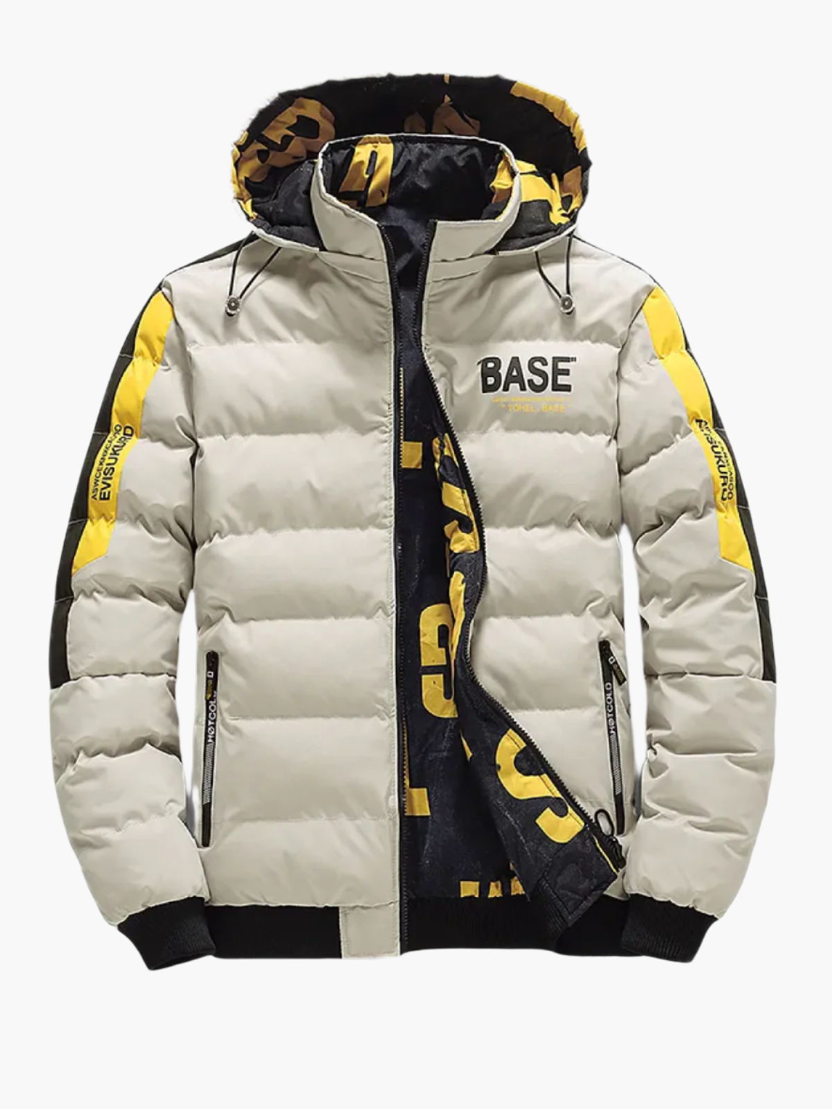 WW | Winter Steppjacke Urban Streetstyle Kapuze - Modische Outdoorjacke für Alltag & Freizeit