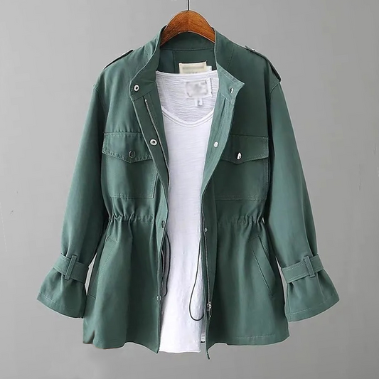 WW | Trenchcoat mit Kordelzug und elegantem Schnitt