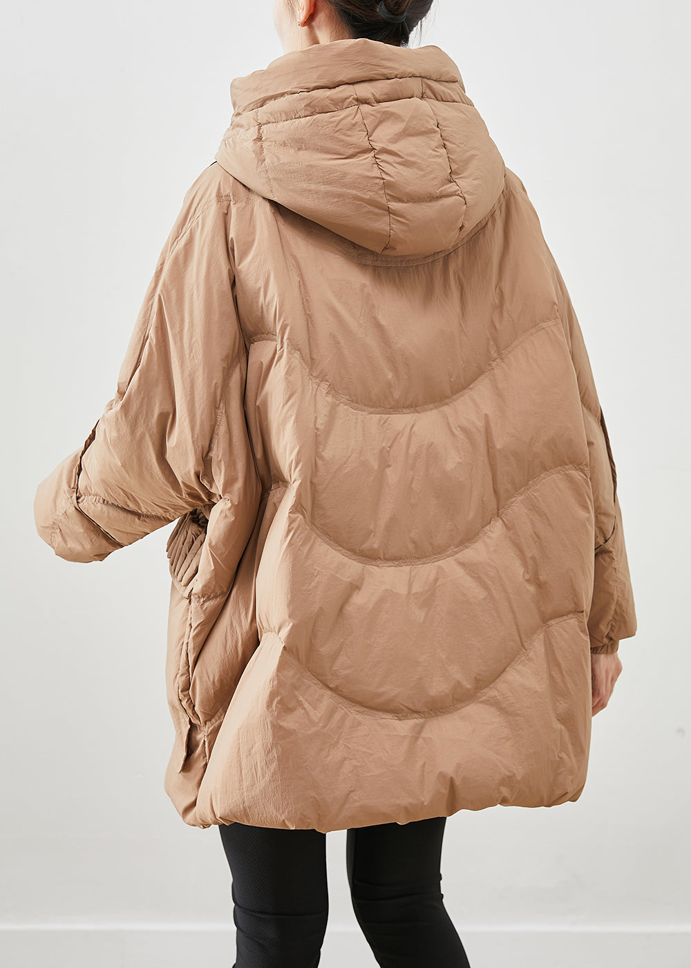 WW | Khaki Oversized Thick Duck Down Winter Coats