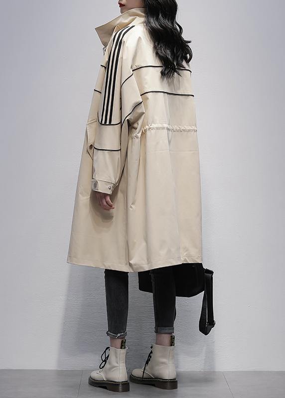 WW | Stehkragen Reißverschluss-Outwear khaki Silhouette Mäntel