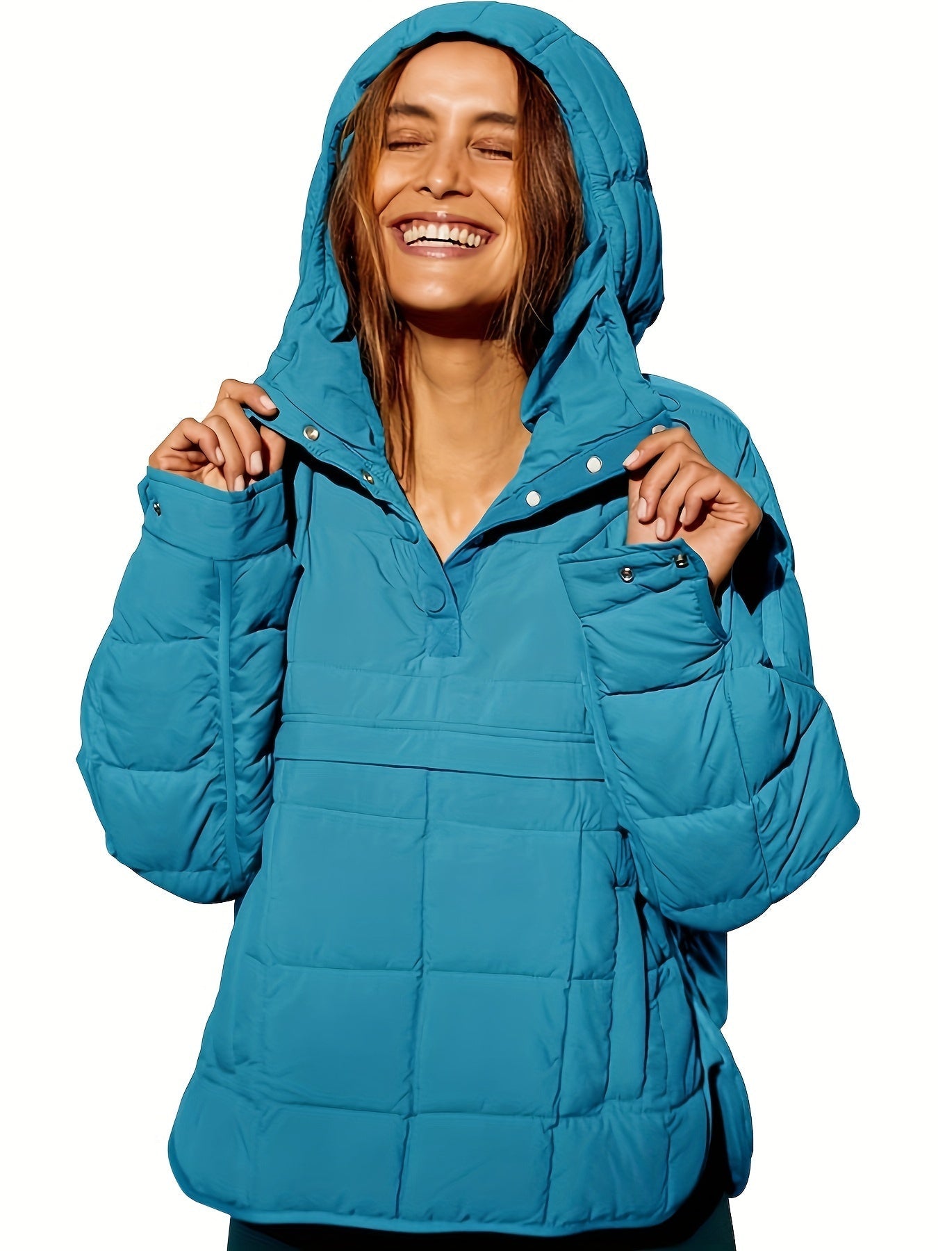 WW | Warmer, casual women's hooded coat