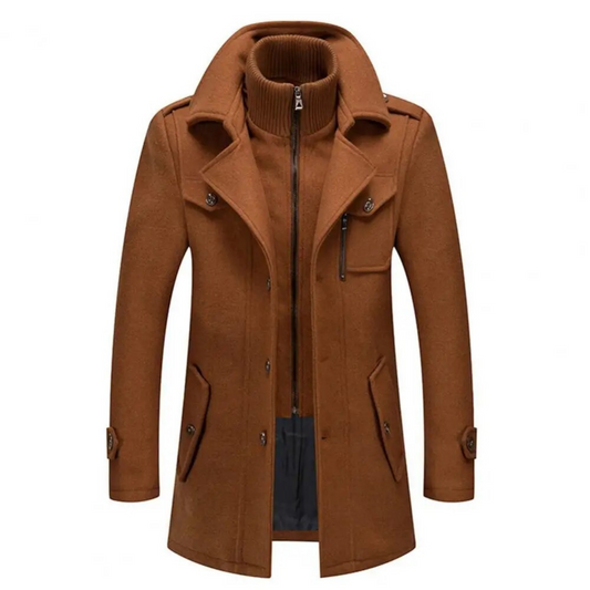 WW | Modische Damenjacke mit doppeltem Kragen