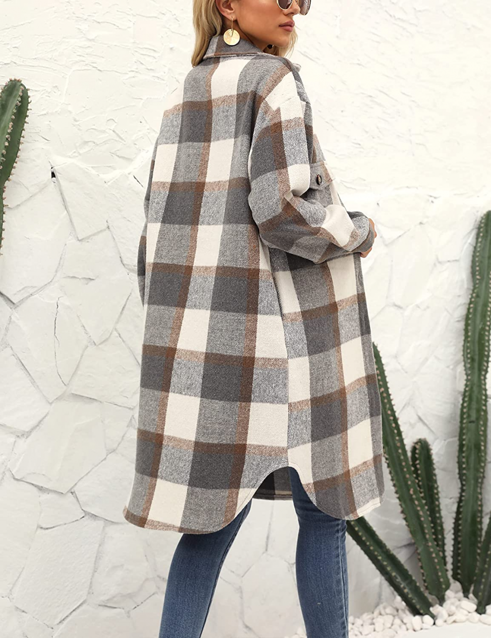 WW | Long & Trendy Wool Jacket
