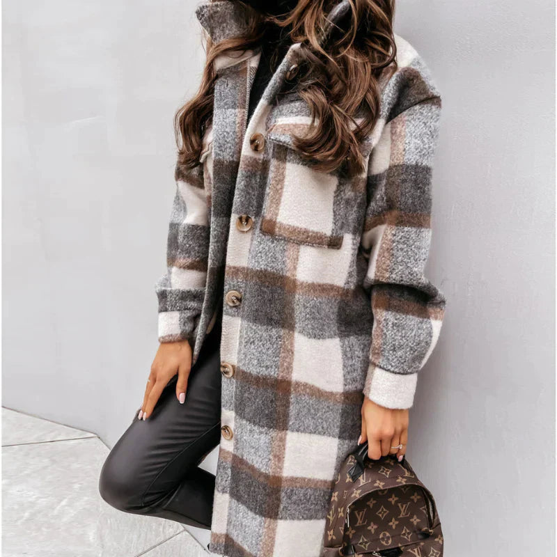 WW | Long & Trendy Wool Jacket