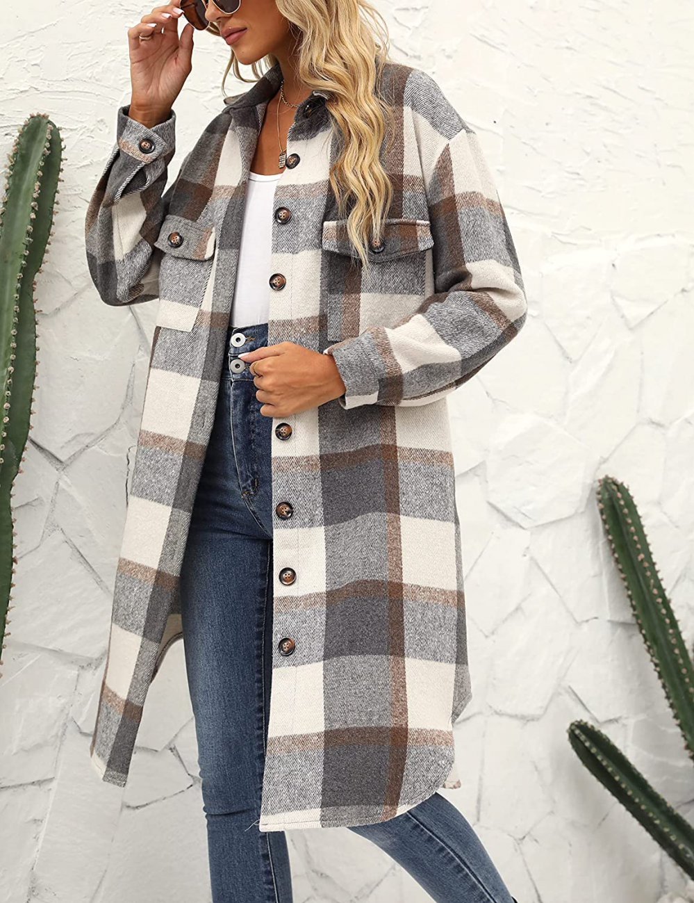 WW | Long & Trendy Wool Jacket