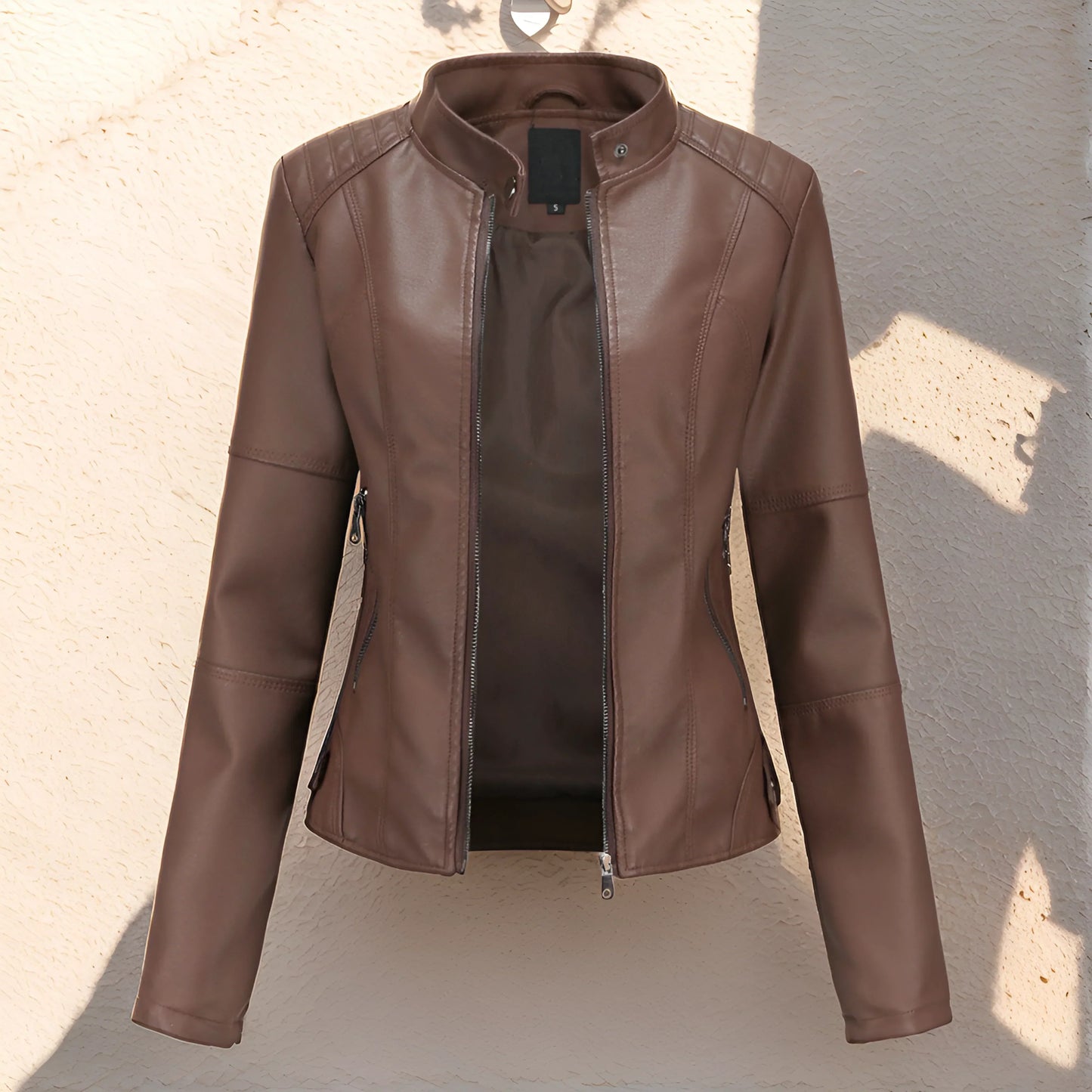 WW | Elegant Leather Jacket for Women