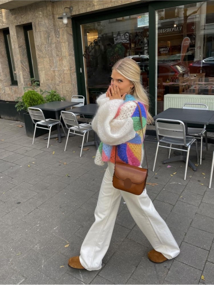 WW | Weste Warm Offen Grobstrickweste Strickmode Für Damen