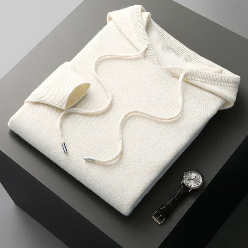 WW | Hoody Long Sleeved Lightweight Wool Hoody Menswear