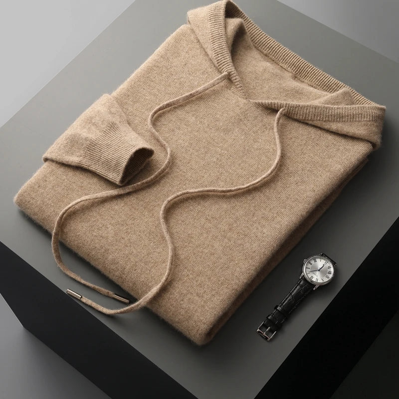 WW | Hoodie Wool Loose Model Hoodie Pullover