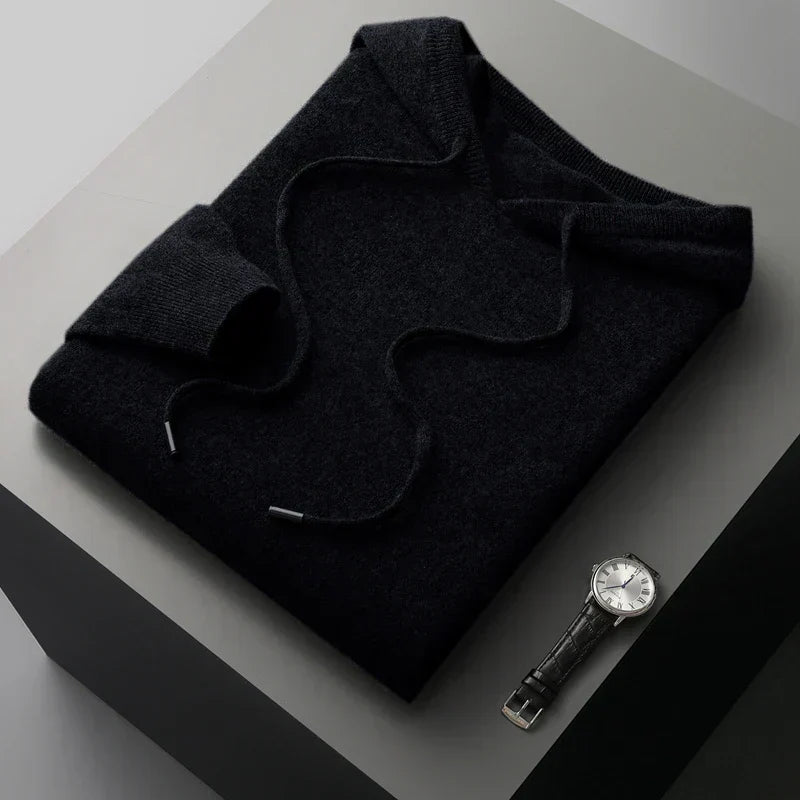 WW | Hoodie Wool Loose Model Hoodie Pullover