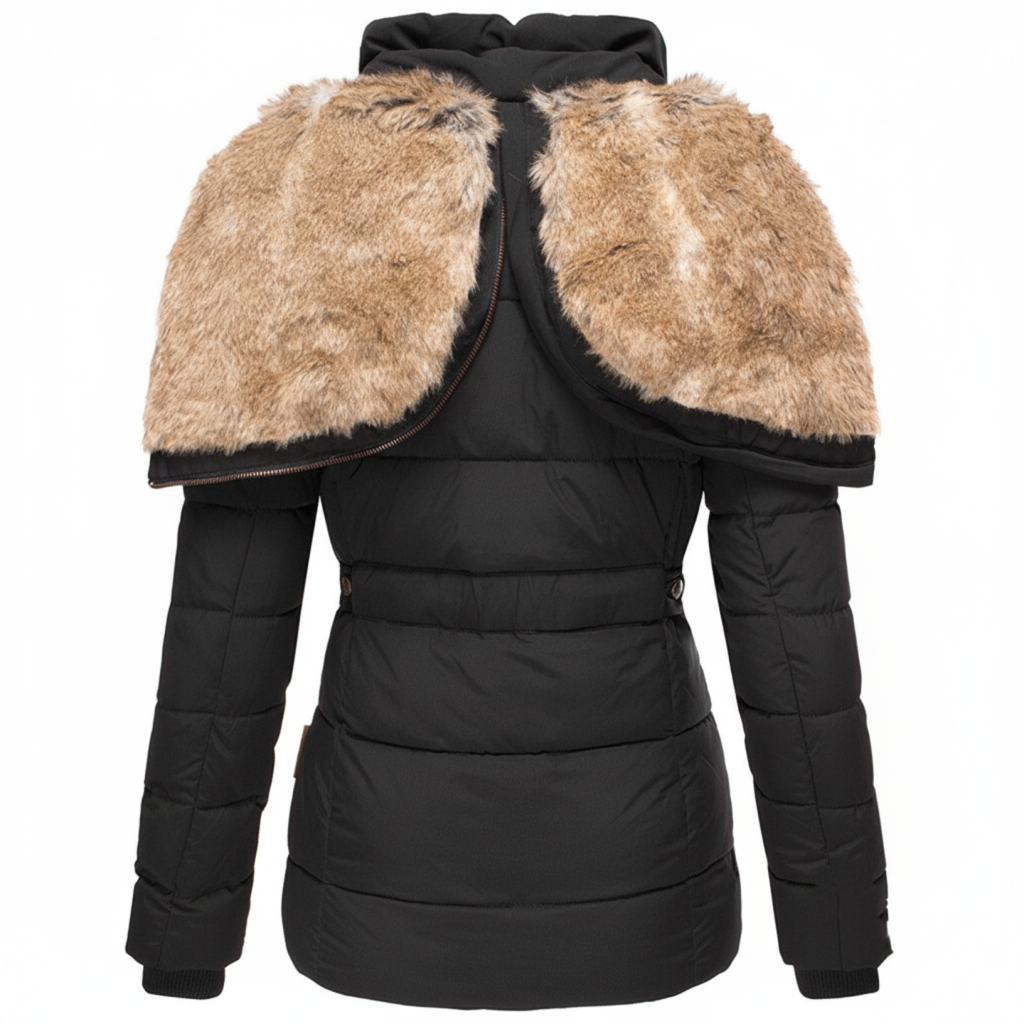 WW | Wolff Women's Winter Jacket | With Fur Lining, Windproof & Stylish