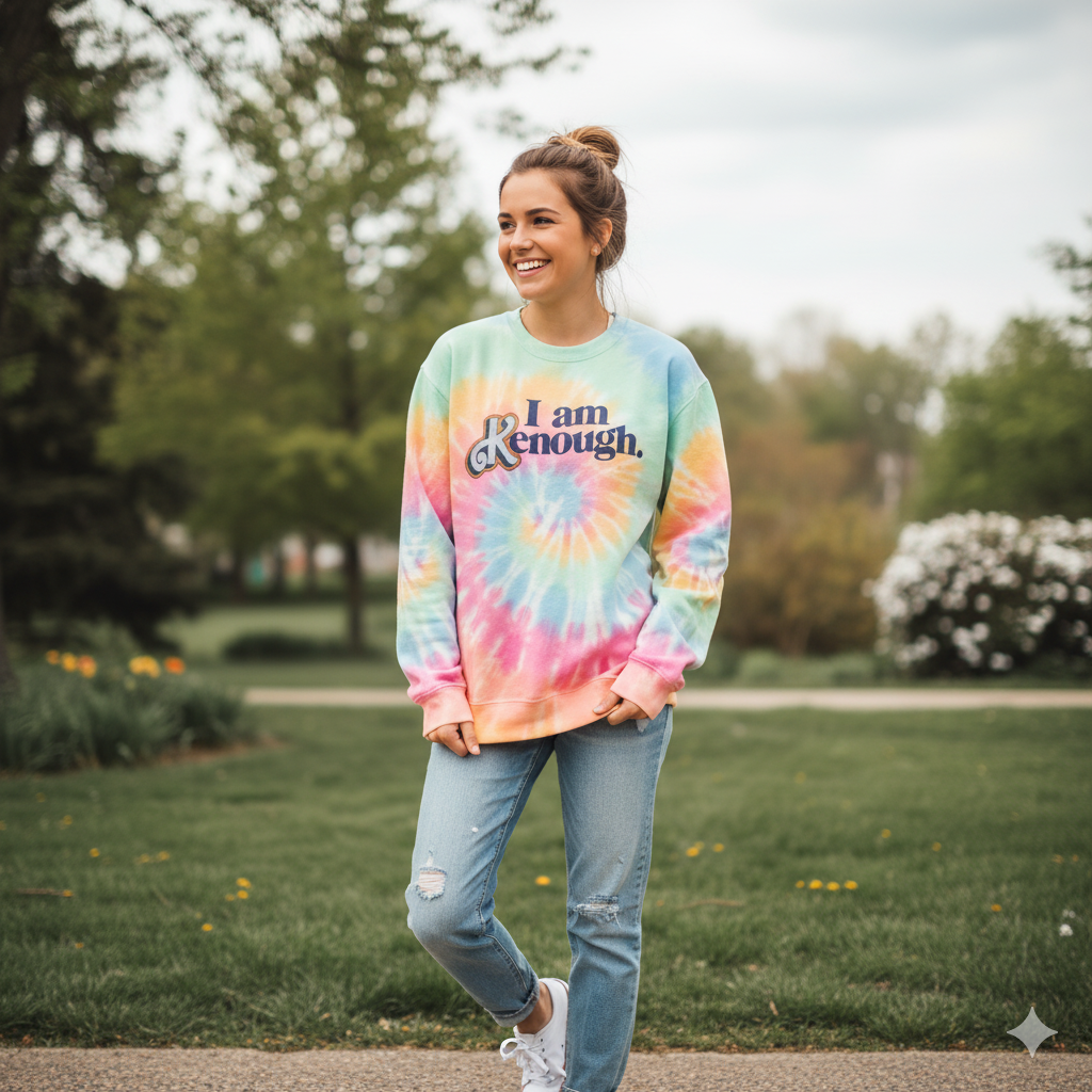 Damen-Tie-Dye-Jacke mit modernem Farbverlauf WW