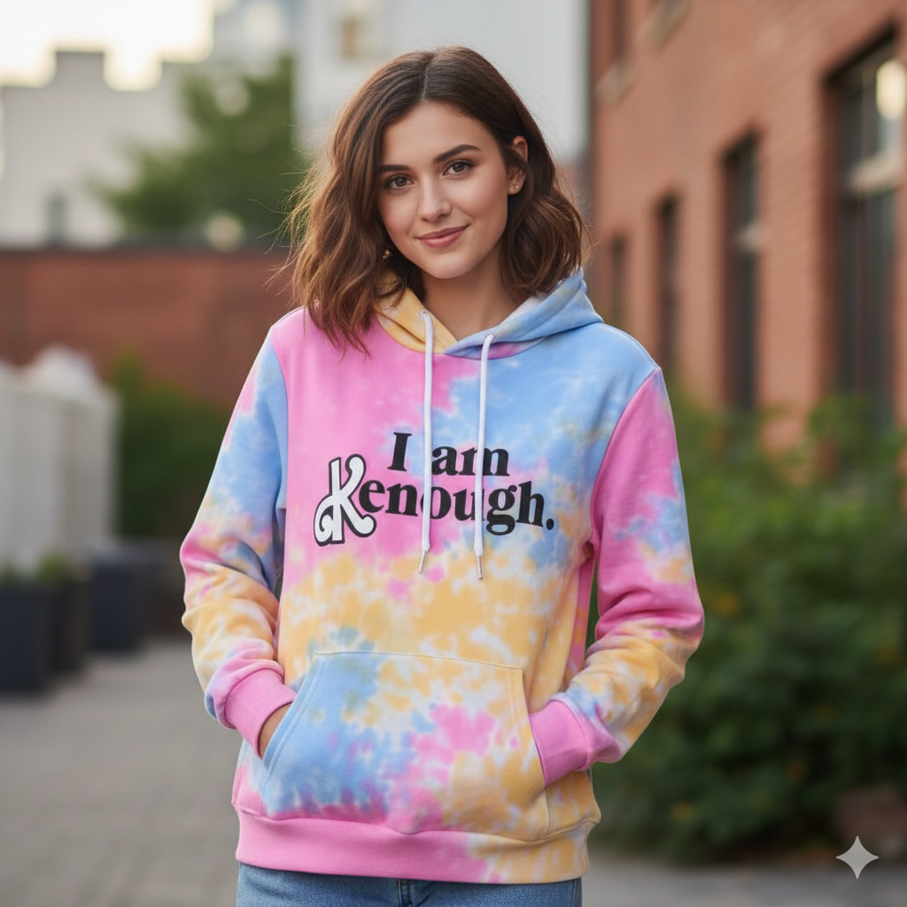 Women's Tie-Dye Jacket with Modern Gradient WW