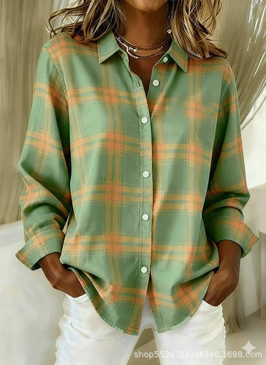 WW | Sweatshirt mit Karo Patchwork