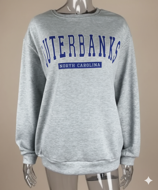 Damen Sweatshirt mit sportlichem Aufdruck WW