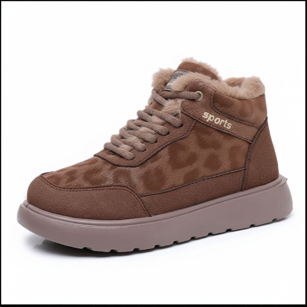Damen Winterliche Sneakers mit isolierendem Innenfutter und rutschfester Sohle WW