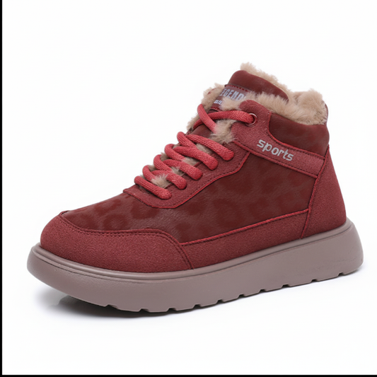 Damen Winterliche Sneakers mit isolierendem Innenfutter und rutschfester Sohle WW