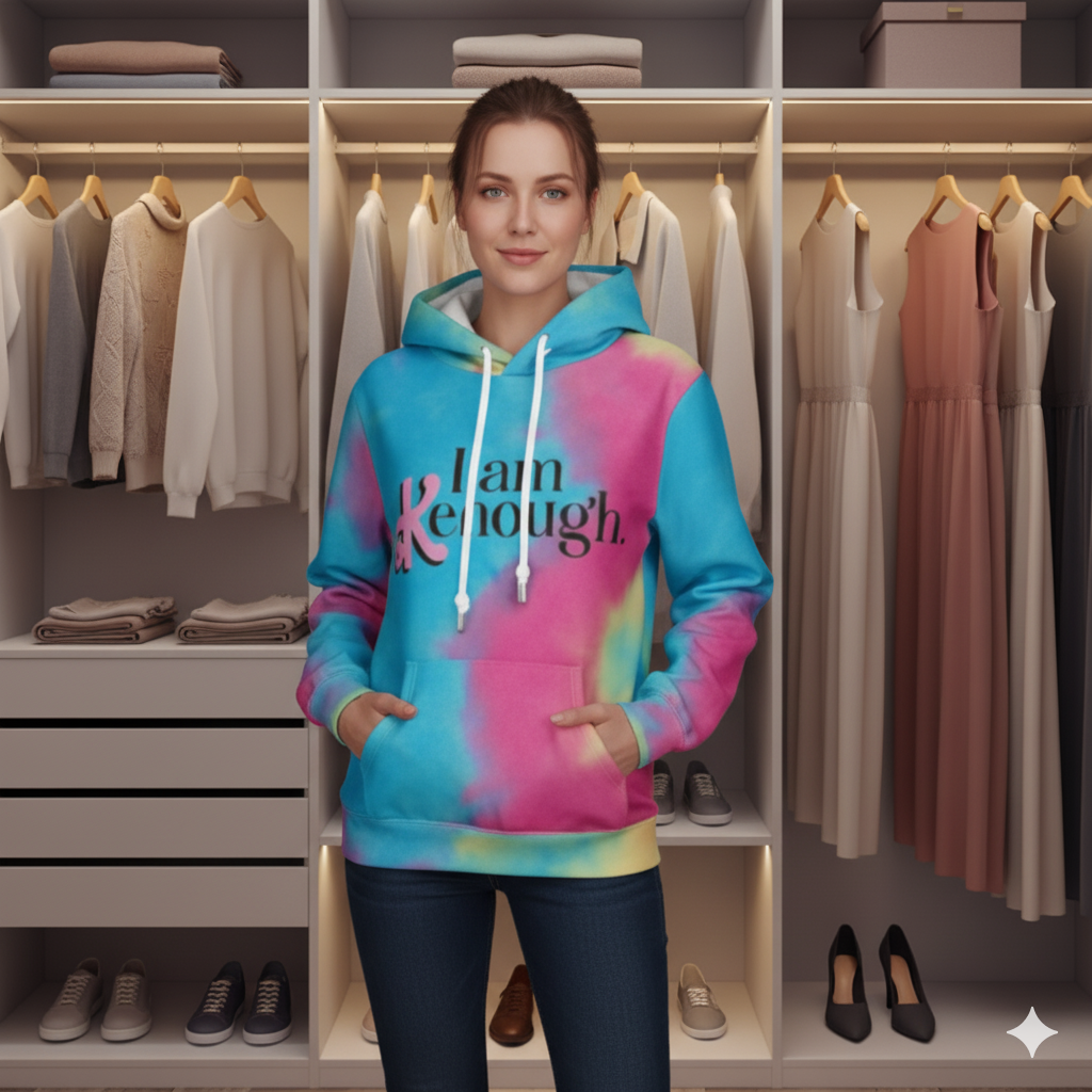 Damen-Tie-Dye-Jacke mit modernem Farbverlauf WW