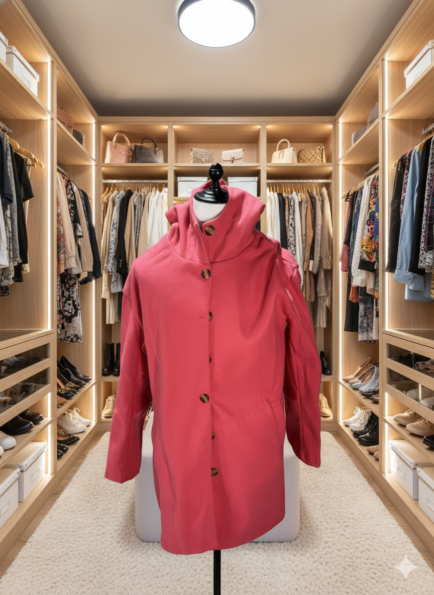 Lange Warmjacke