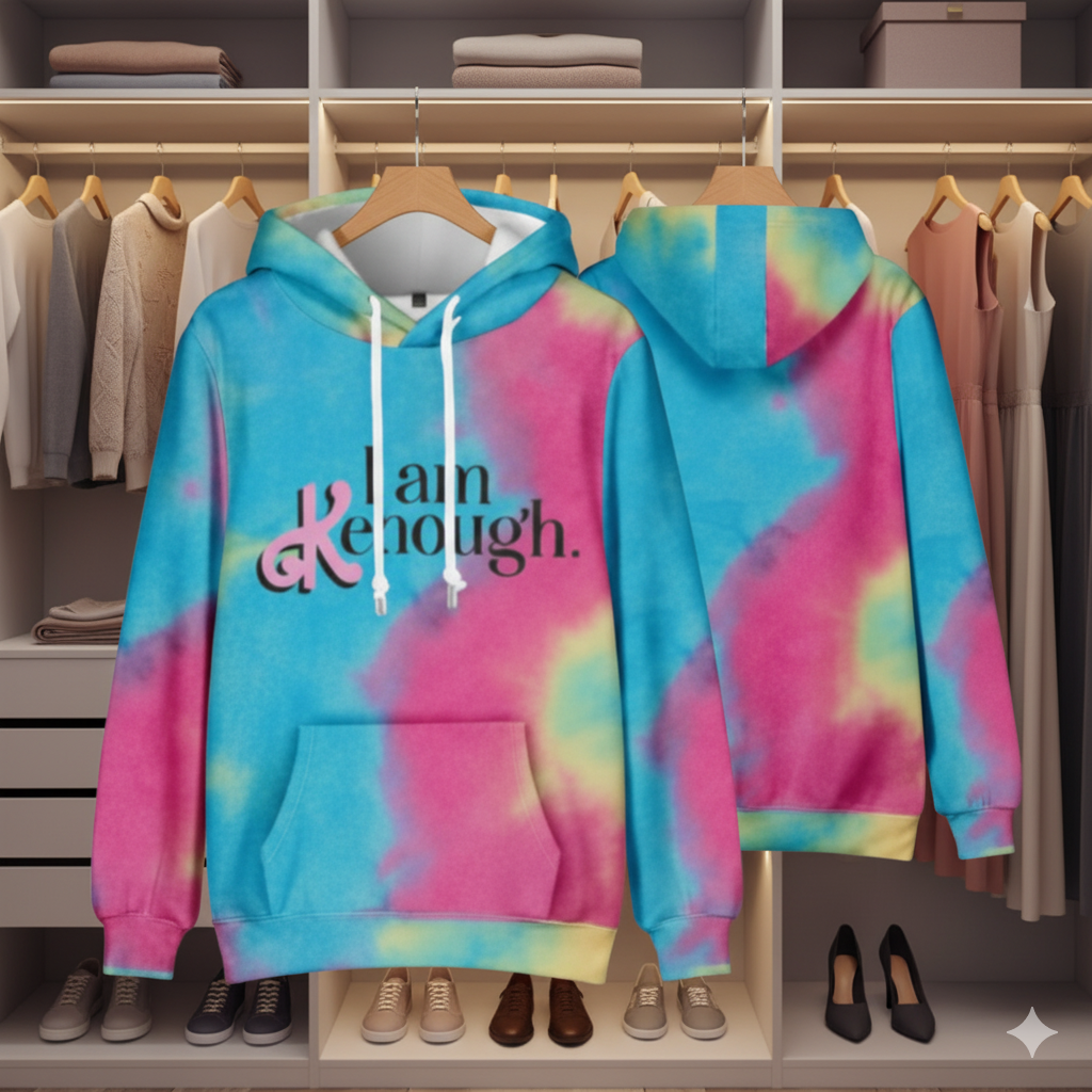 Damen-Tie-Dye-Jacke mit modernem Farbverlauf WW