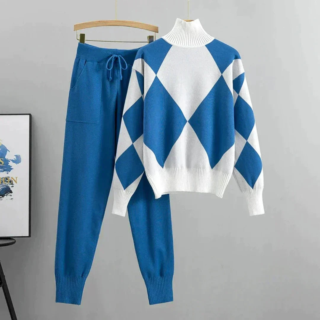 WW | Luxusweiches Sweatshirt-Set mit langen Hosen