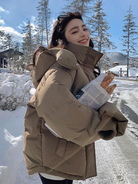WW | Warm Lined Hooded Winter Parka Jacket