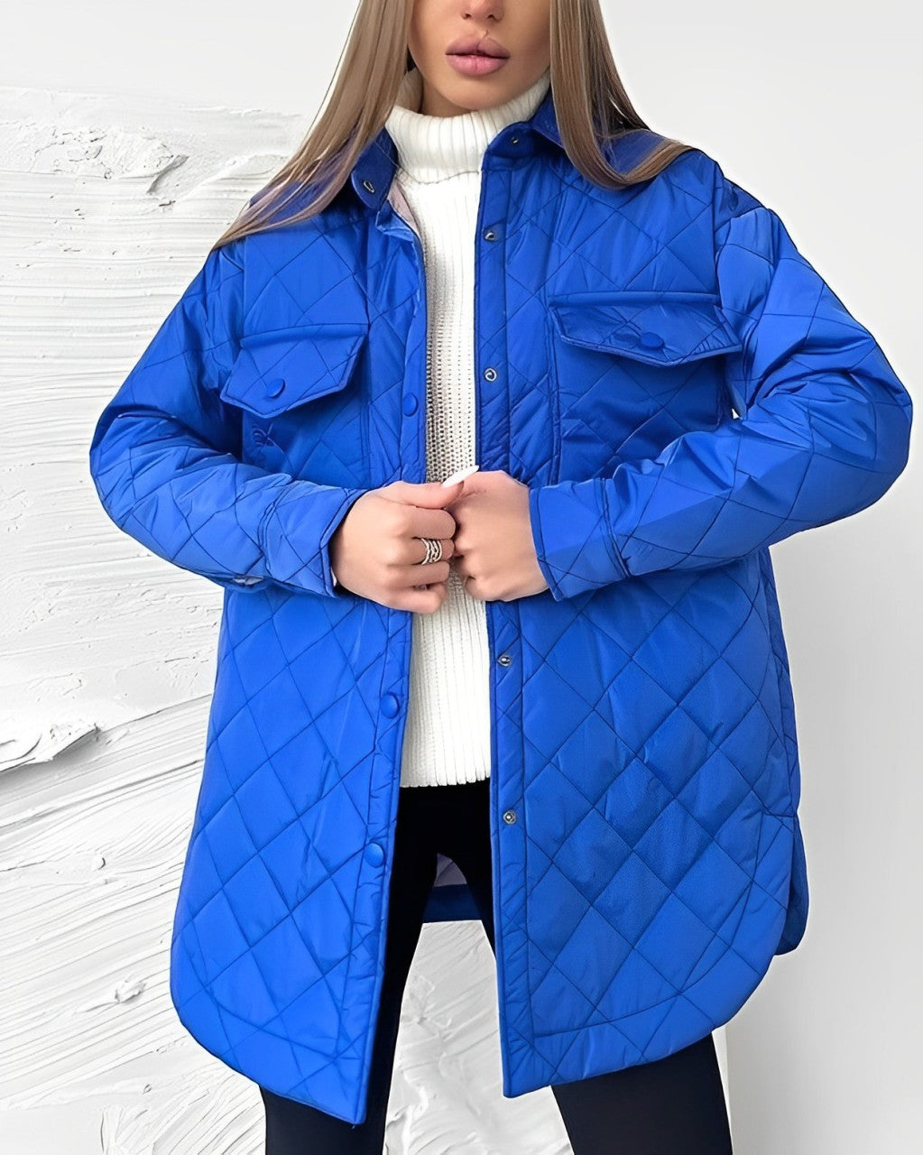 WW | Jacke Gürtel Leichtgewichtig Jacke Winterjacke für Damen