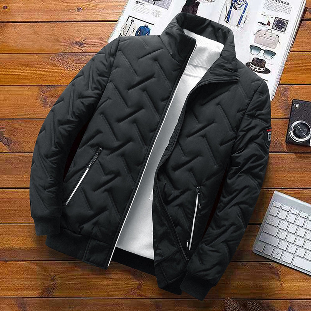 WW | Jacket Zipper Windproof Jacket Winter Jacket for Men