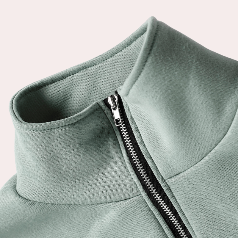 WW | Sportbekleidungset mit Reißverschluss Modernen Komfort Lässiger trendiger Look
