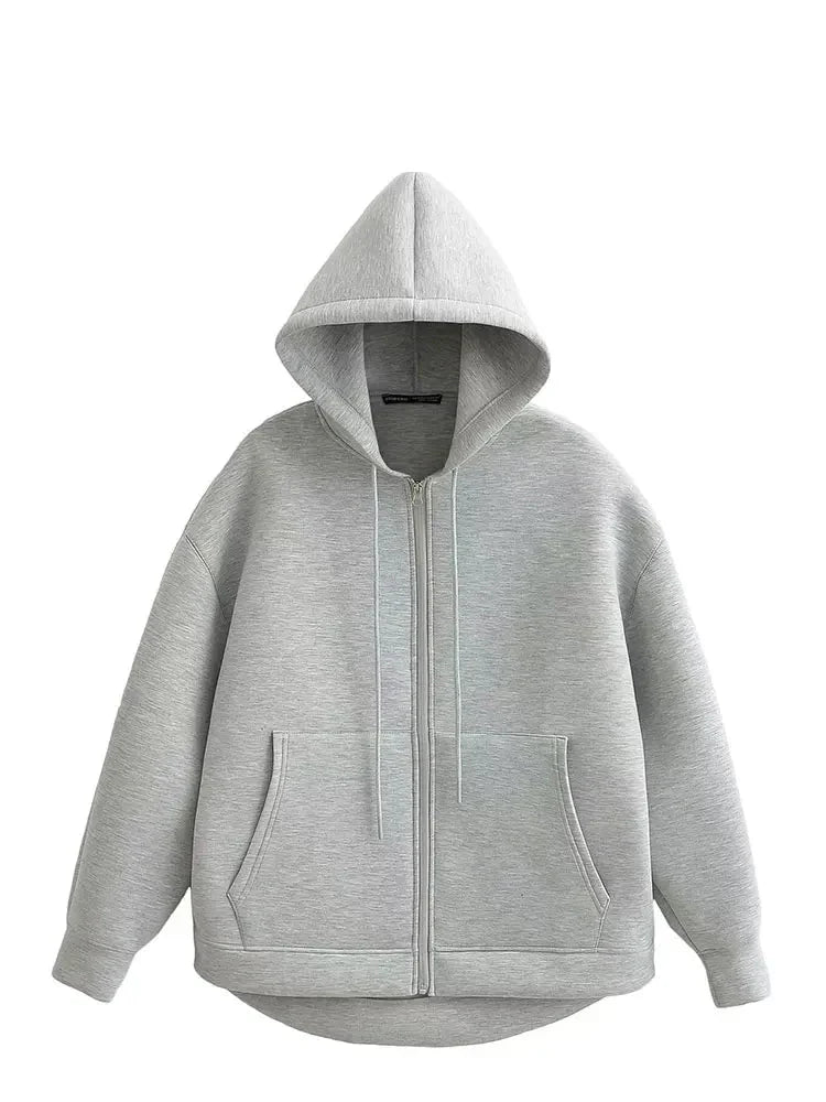 WW | Women's Grey Hooded Jacket