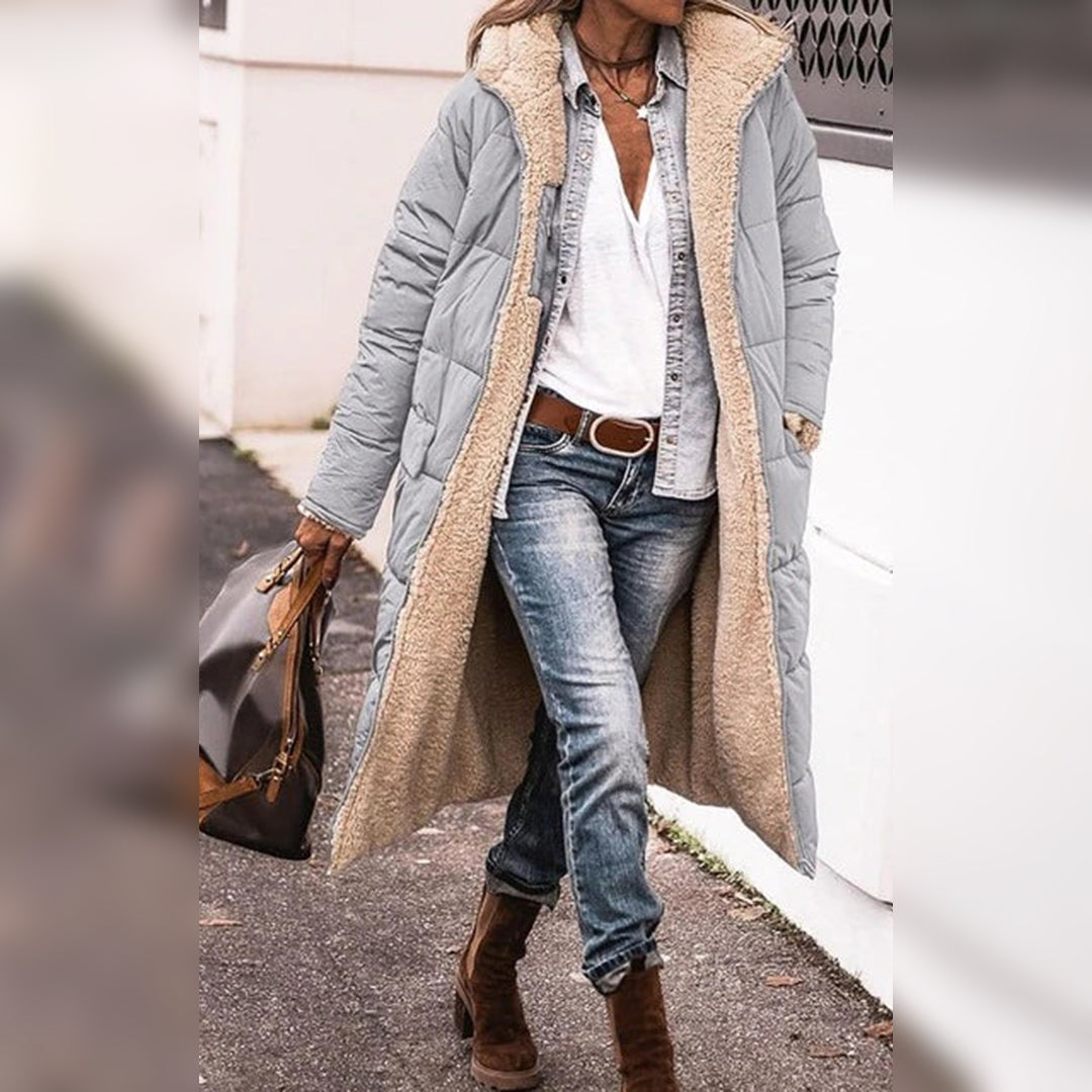 WW | Reversible Women's Puffer Jacket - Stylish and Warm Winter Jacket