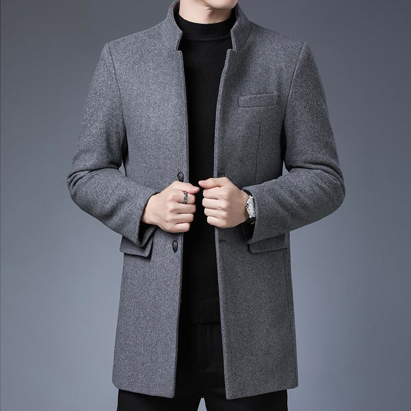 WW | Elegant Men's Button-Down Coat