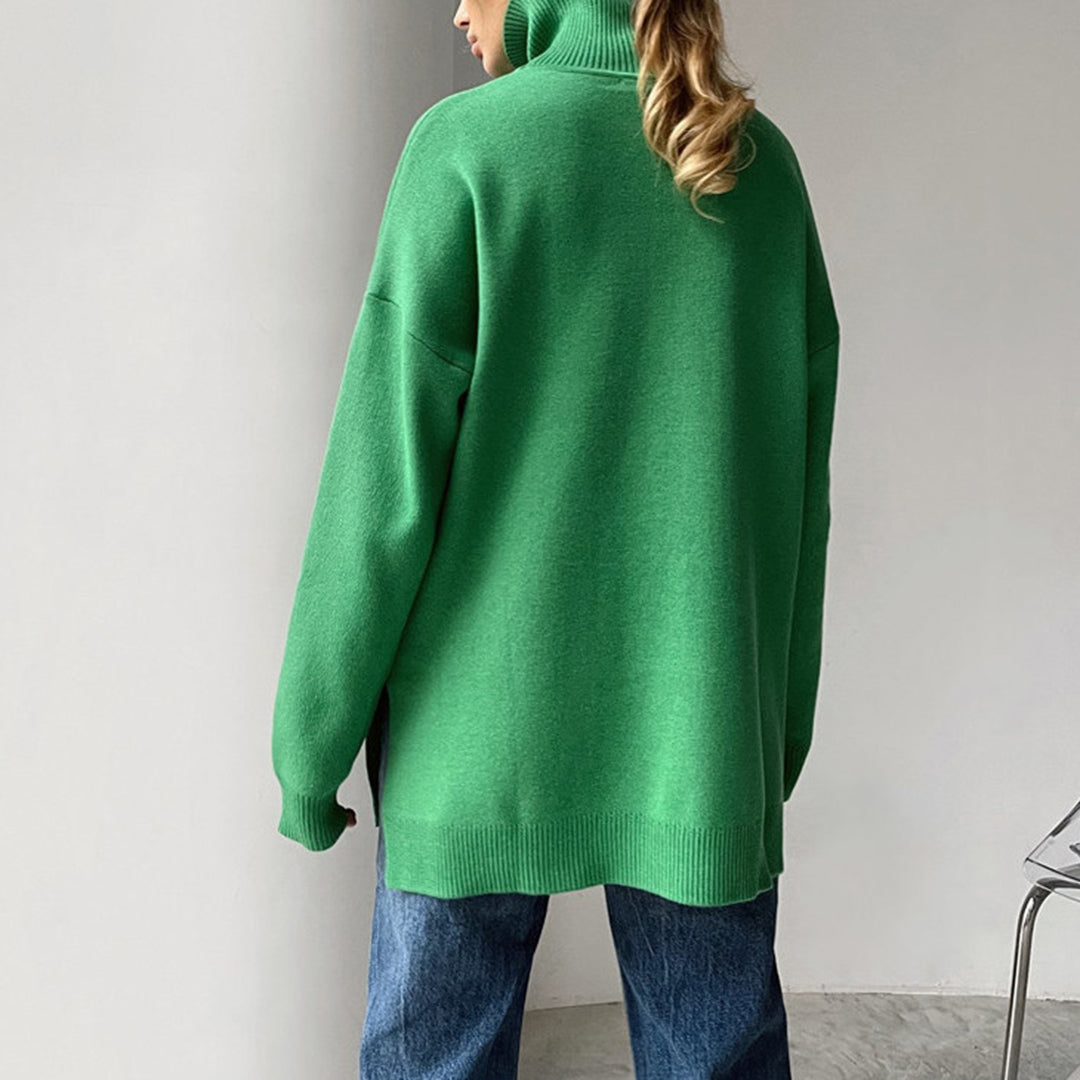 WW | Modischer Pullover mit Seitenschlitzen