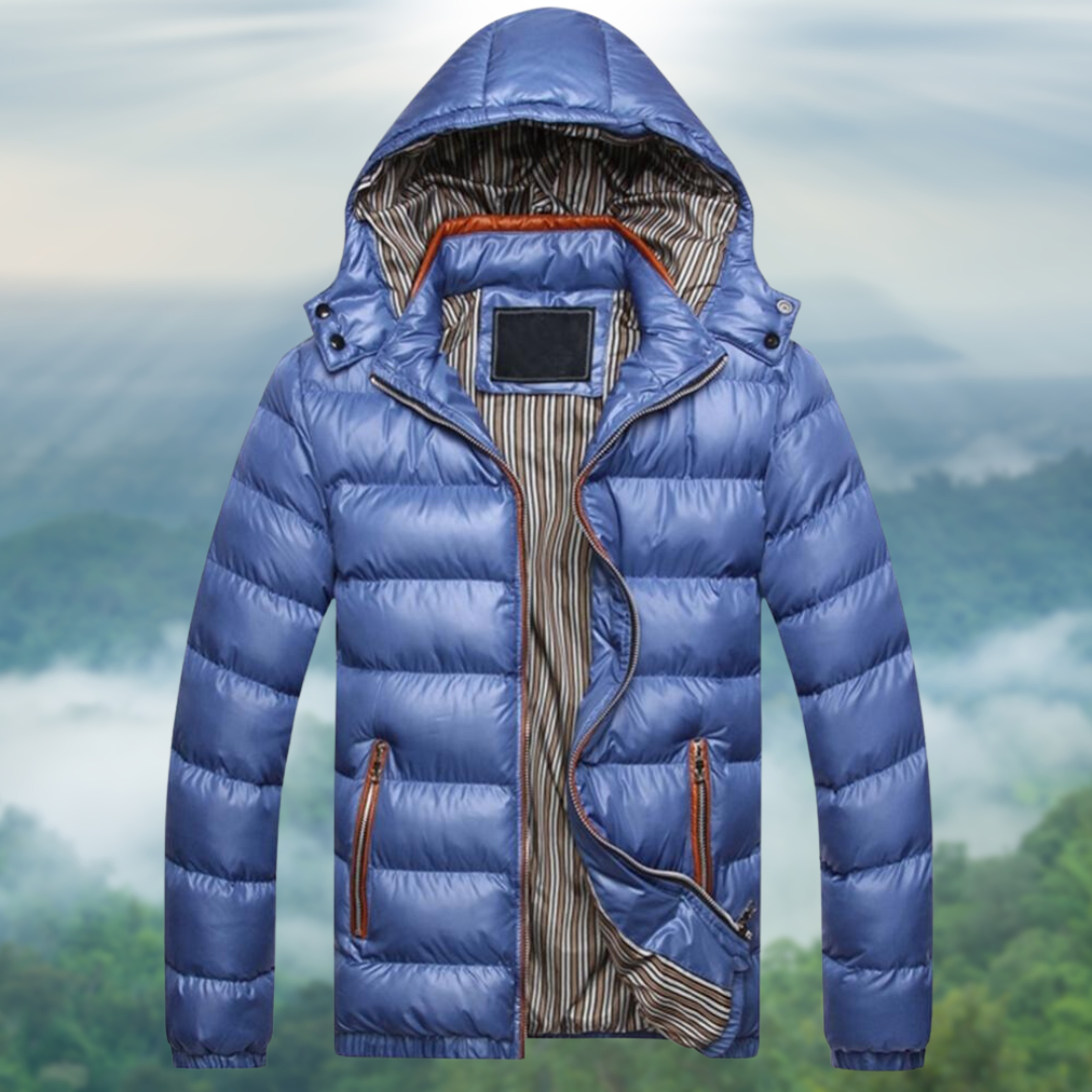 WW | Hooded winter coat made of quilted material