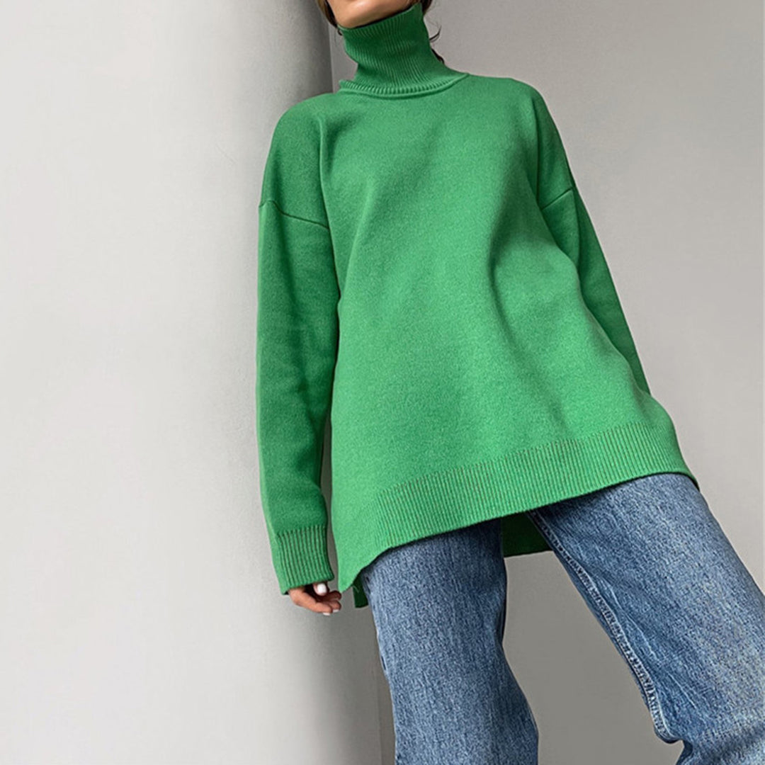 WW | Modischer Pullover mit Seitenschlitzen