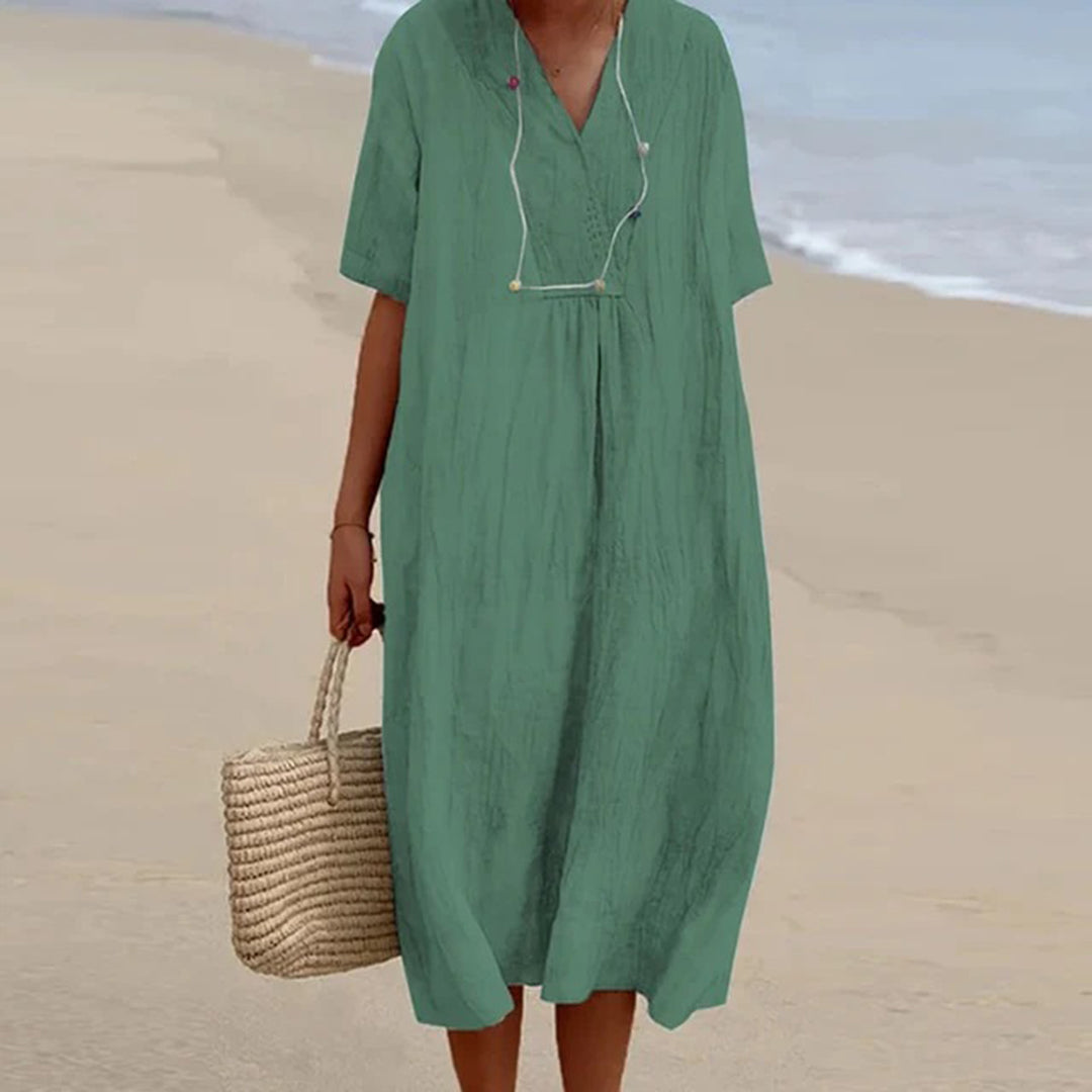 Kendra™ | Loose-fitting casual midi dress