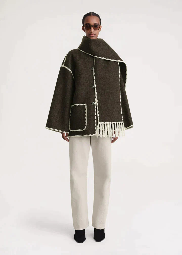 WW | Luxusjacke mit Schal