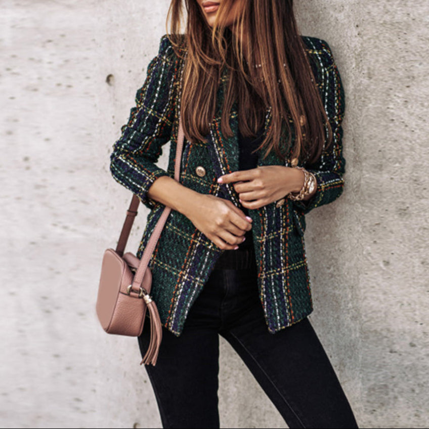 WW | Damen Klassische Blazer mit Einreiher Stil