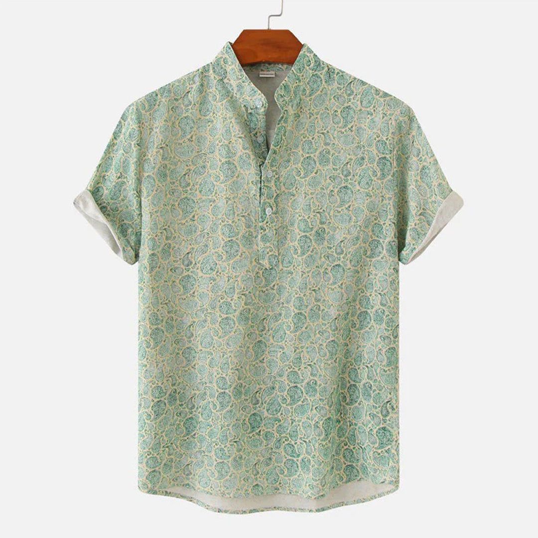WW - Blumiges Herrenhemd